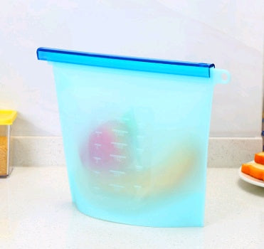 Sac de conservation en Silicone, sac scellé sous vide, sac de conservation des aliments, sac de conservation des aliments et des fruits au réfrigérateur