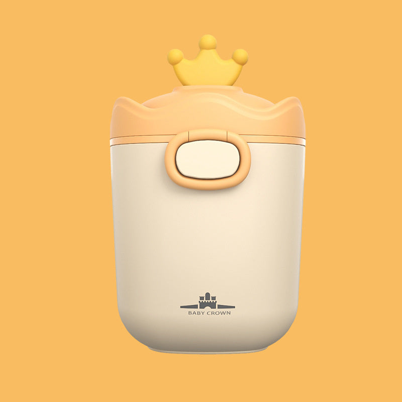 Caja de leche en polvo Crown portátil de gran capacidad