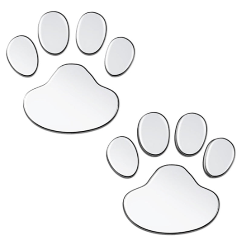Puppy footprints, hood stickers