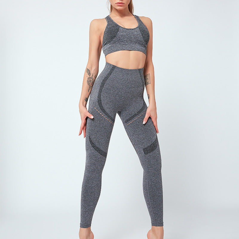 Pantalon de fitness à séchage rapide, collant extensible taille haute