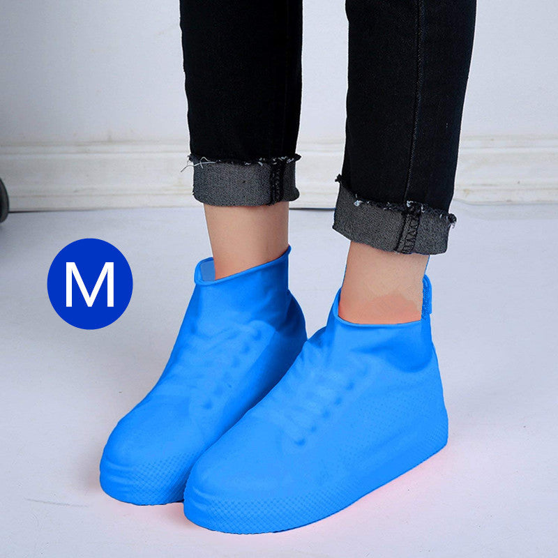 Bottes de pluie en silicone faciles à transporter pour hommes et femmes