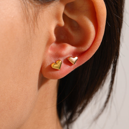 All Match Heart Shaped Earrings