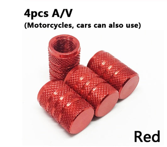 Round Knurled Bicycle Valve