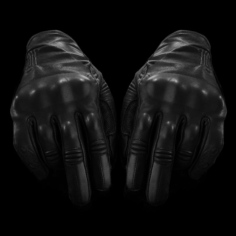 guantes de cuero para moto
