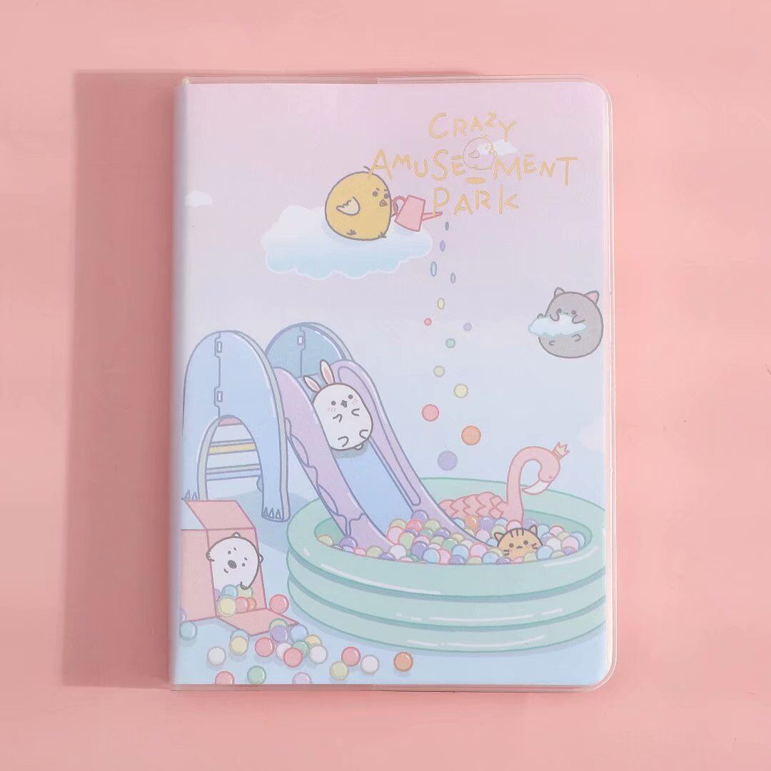 Journal de bloc-notes de douille en plastique imperméable petit frais et facile à transporter