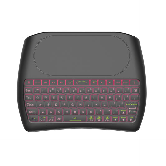 D8 Bluetooth clavier sans fil Mini clavier double Mode sept couleurs rétroéclairé Version I8 2.4G