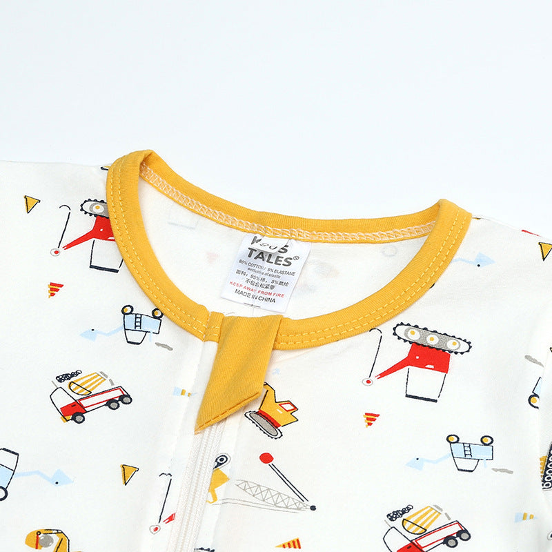 Barboteuse en coton pour bébé, vêtements pour nouveau-né