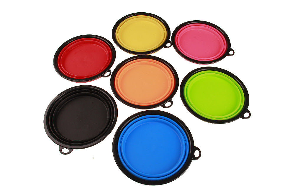 Nouveau Bol pliant en Silicone pour animaux de compagnie, bol pour chien