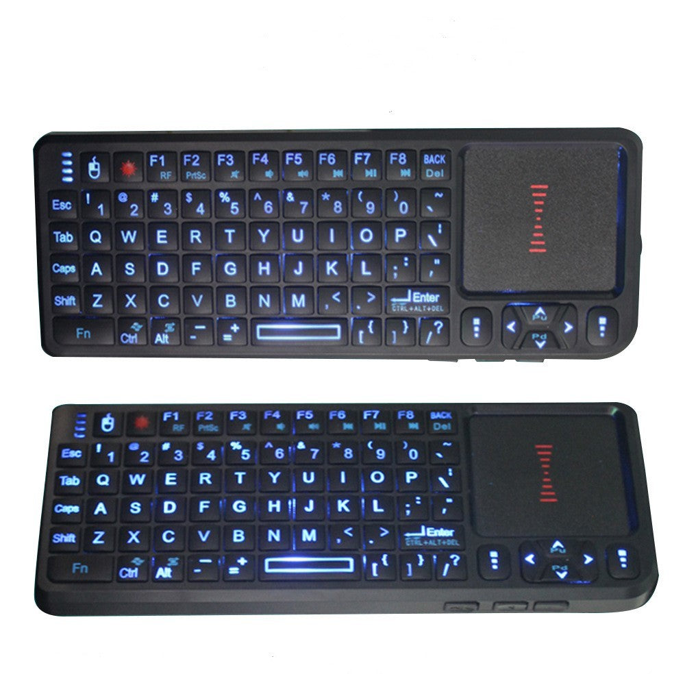 Mini teclado de enseñanza láser con pantalla táctil