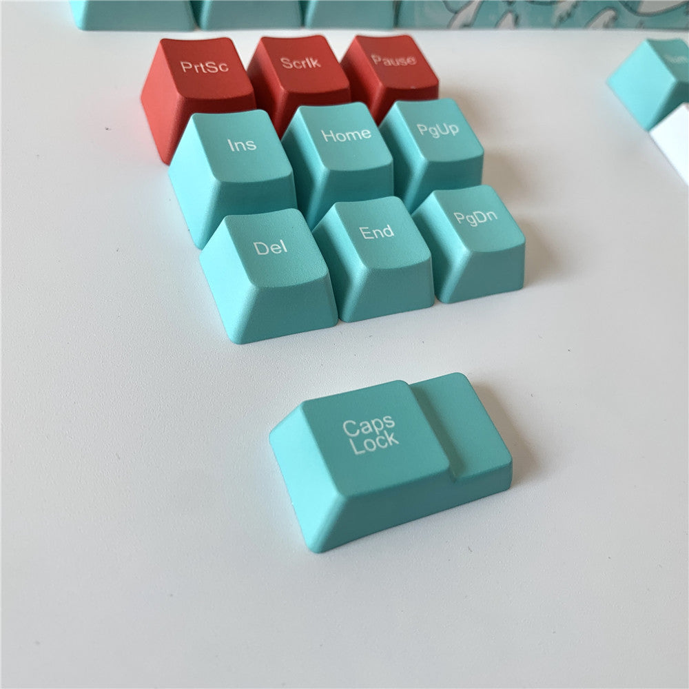 Clavier mécanique à touches de mer de corail