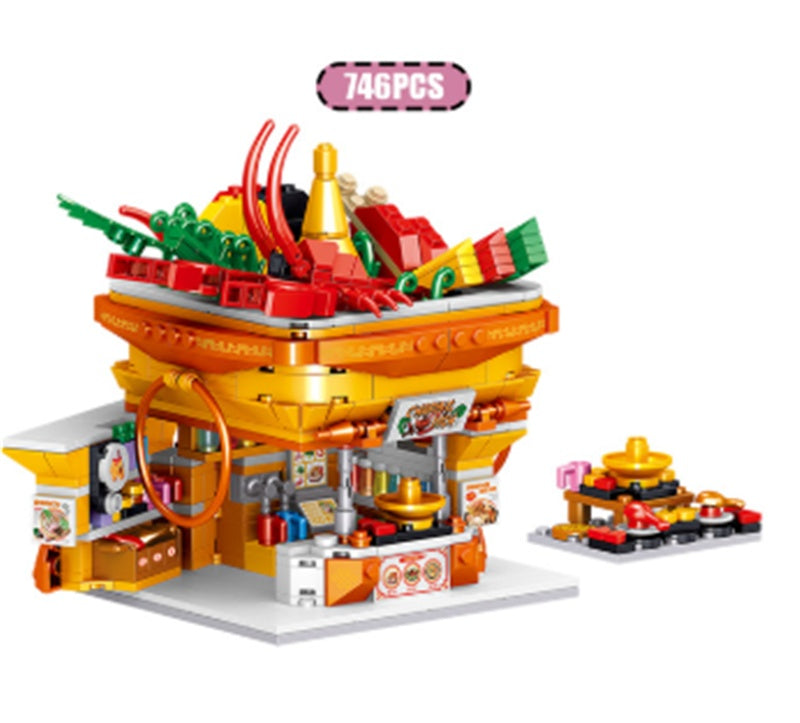 Cadeau de jouet assemblé Burger Fruit Girl
