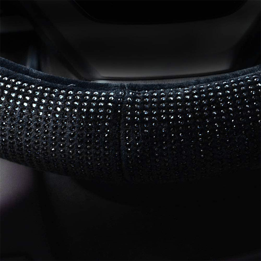 Couvre-volant en diamant strass cristaux couvre-volant artisanal de voiture