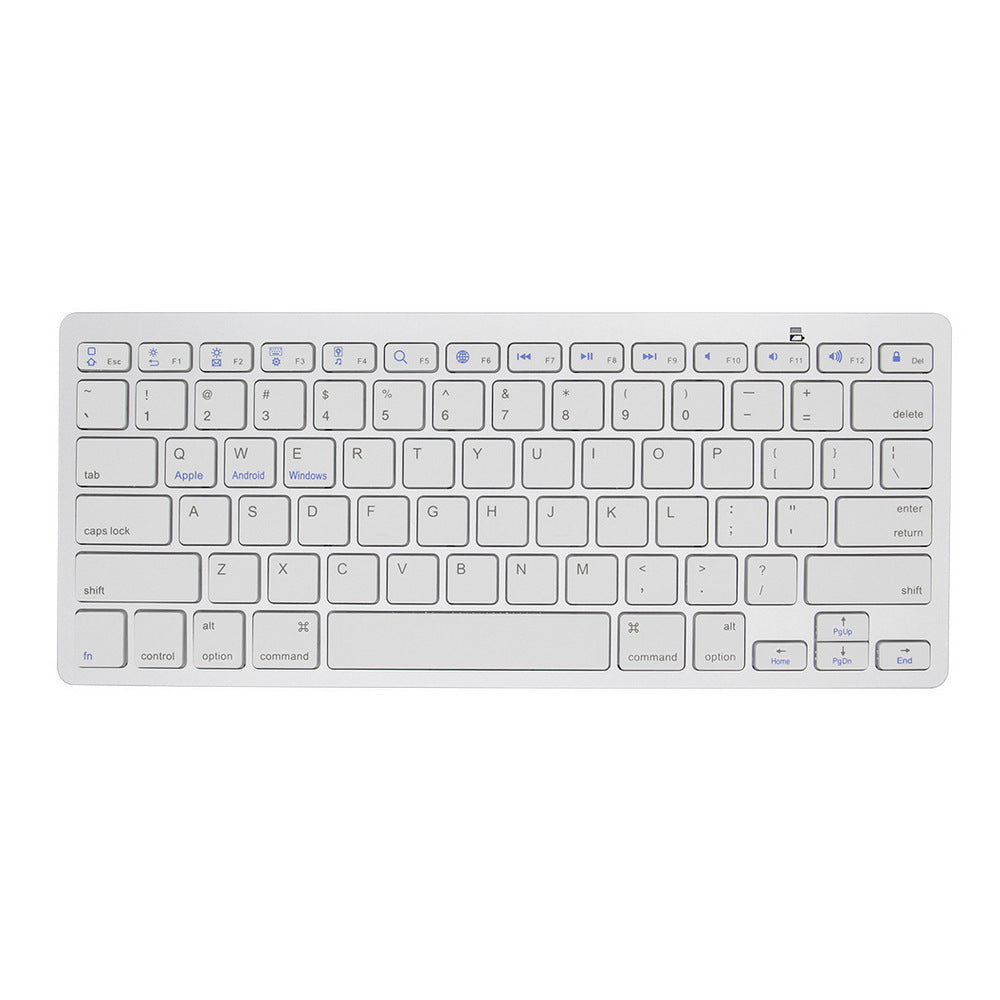 Teléfono móvil Tablet PC Mini teclado inalámbrico portátil ultrafino de tres sistemas