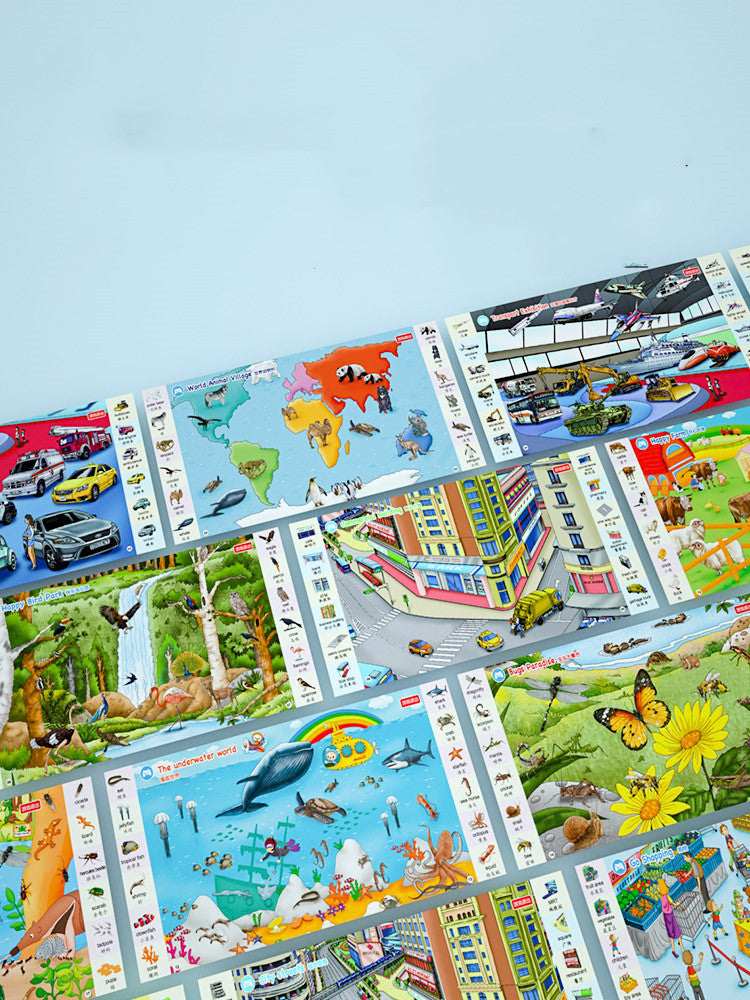 Little Oxford-pluma de lectura bilingüe chino-inglés, máquina de lectura Universal en inglés para niños pequeños