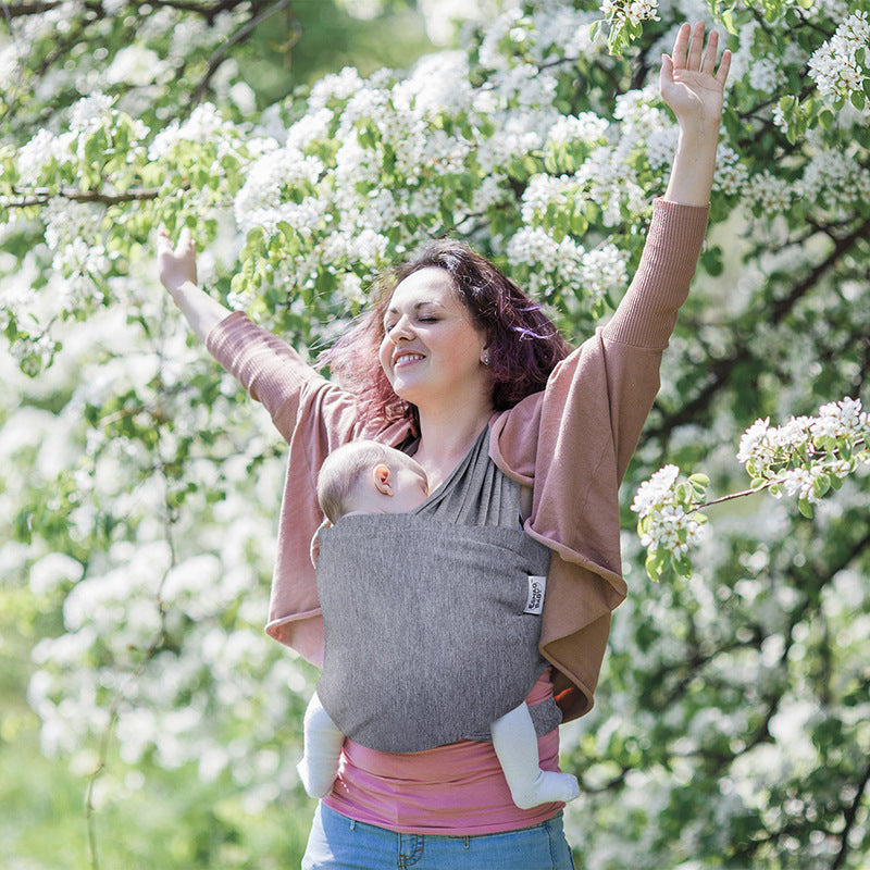 Écharpe d'été en coton pour bébé, écharpe simple croisée