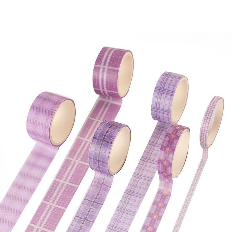 Creative Cute Retro Plaid Hand Account Tape Sticker