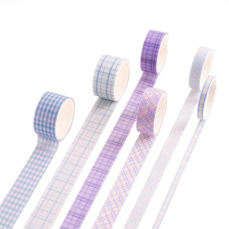 Creative Cute Retro Plaid Hand Account Tape Sticker