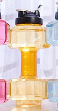 Fitness haltère tasse sport créatif bouteille d'eau hommes
