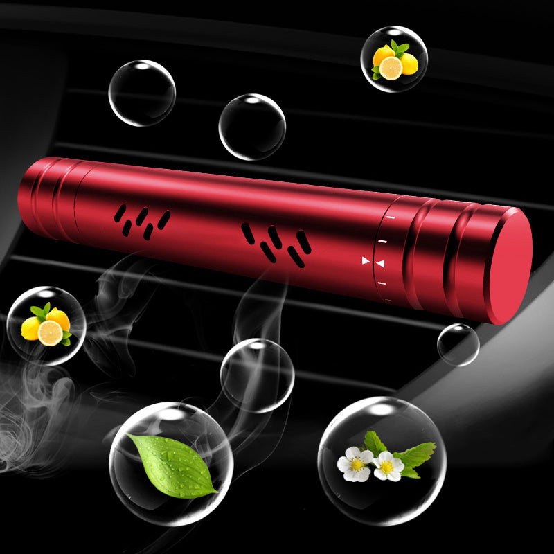 Clip d'aromathérapie pour sortie d'air de voiture, bâton de parfum en alliage d'aluminium pour climatiseur de voiture, baume solide