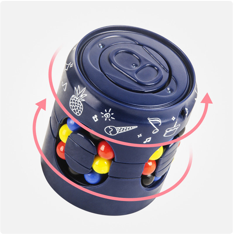 Can Cube Top – haricots colorés magiques, rotation des doigts, soulage le Stress