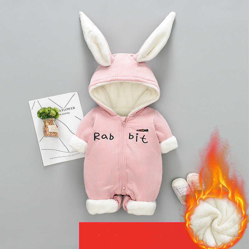 Ropa de una pieza, ropa gruesa de invierno para abrazar, ropa de invierno, ropa acolchada de algodón para recién nacidos, ropa para salir para bebés y hombres