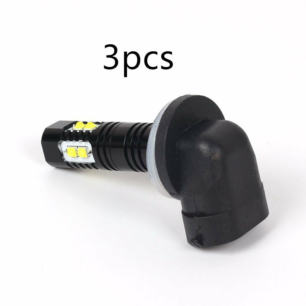 Luz antiniebla LED para coche 10SMD Luz de coche de alta potencia carcasa negra