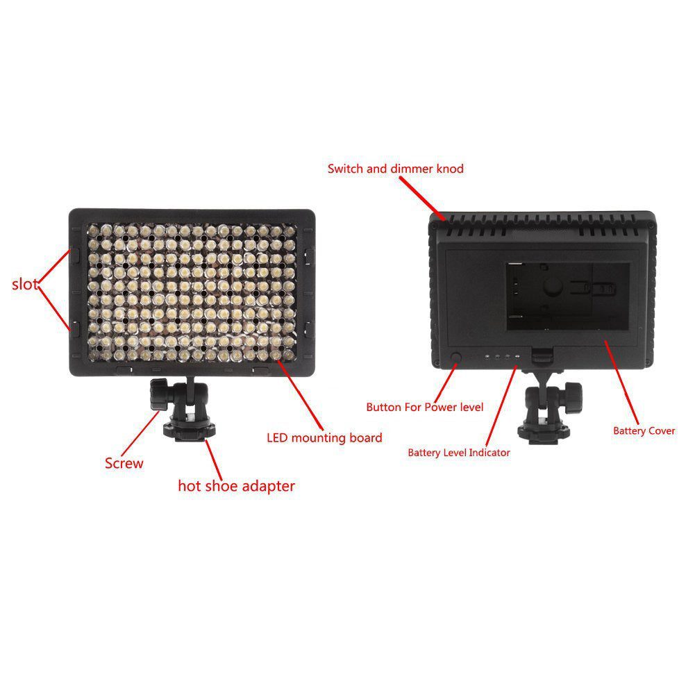 Spécial transfrontalier pour la lumière de remplissage de photographie LED portable