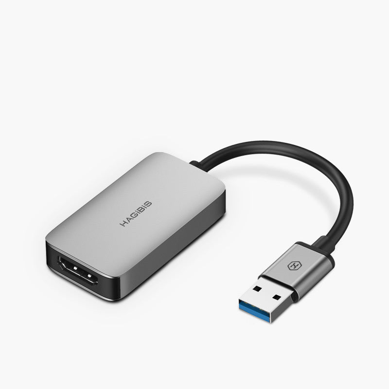 Hagibis USB 3,0 a HDMI, adaptador VGA compatible con 4K HD, multipantalla 2 en 1, convertidor compatible con USB a HDMI para sistema operativo Windows 7 8 0