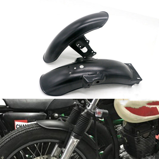 Guardabarros delantero de motocicleta de 32cm, guardabarros de acero para Honda CG125, cubierta de guardabarros delantero de motocicleta, negro, envío directo