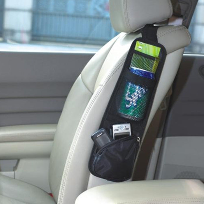 Poches latérales arrière de siège de voiture, rangement multifonction, sac suspendu pour téléphone portable, porte-gobelet d'eau