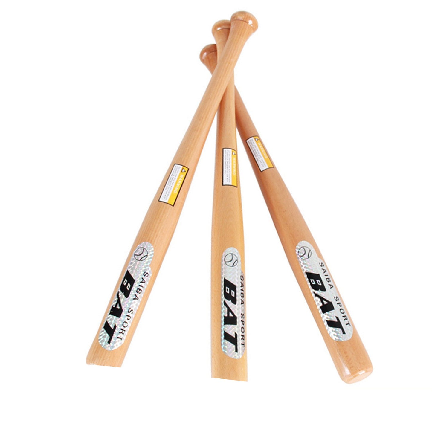 Bate De Béisbol De 54 Cm, Bate De Béisbol De Madera, Madera Mixta De Caoba, Bate De Béisbol, Palo