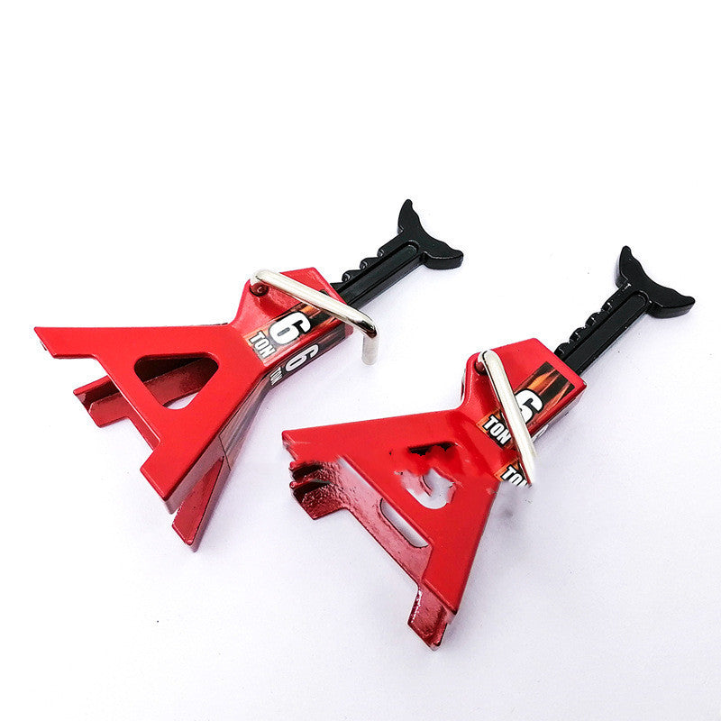 Modèle de voiture 6 tonnes 3 tonnes Simulation Jack Mini cadre de réparation en métal hauteur réglable manuellement