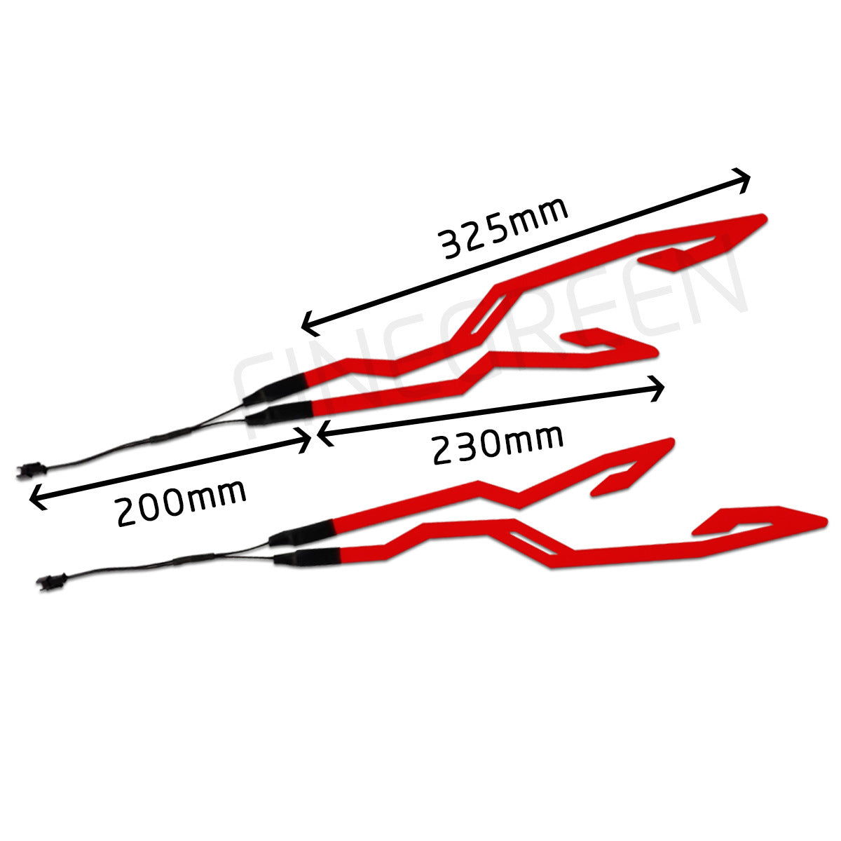 Tira emisora de luz Tira emisora de luz LED La fuente de luz fría se puede cargar con un controlador, un soporte para cuatro ventas puntuales de tiras de luz fría