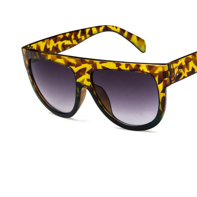 Gafas de sol planas de gran tamaño para mujer, gafas de sol Retro con forma de escudo, diseño de marca Luxy, gafas de sol con remaches y marco grande, gafas para mujer UV400