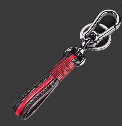 New Trendy Sheepskin Woven Couple Creative Personality Car Key Pendant