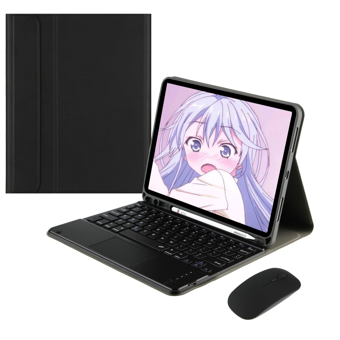 Tableta Protector de teclado Bluetooth Teclado táctil Modo dual Ratón Bluetooth