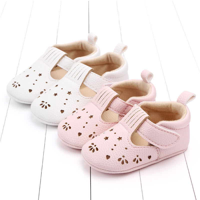 Zapatos antideslizantes con suela semi de goma Zapatos para bebés y niños pequeños