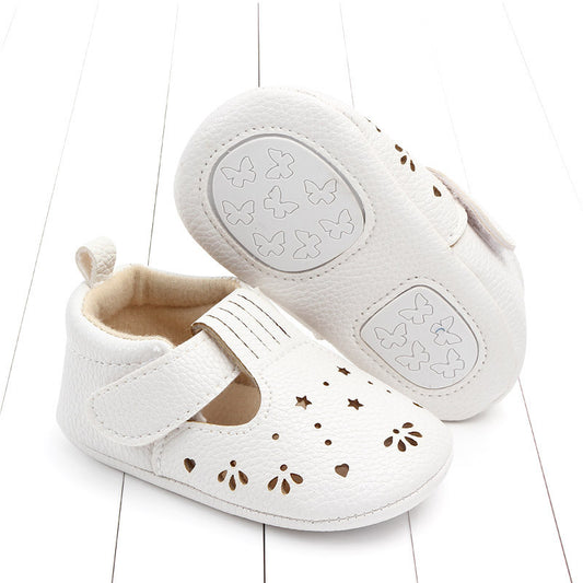 Zapatos antideslizantes con suela semi de goma Zapatos para bebés y niños pequeños