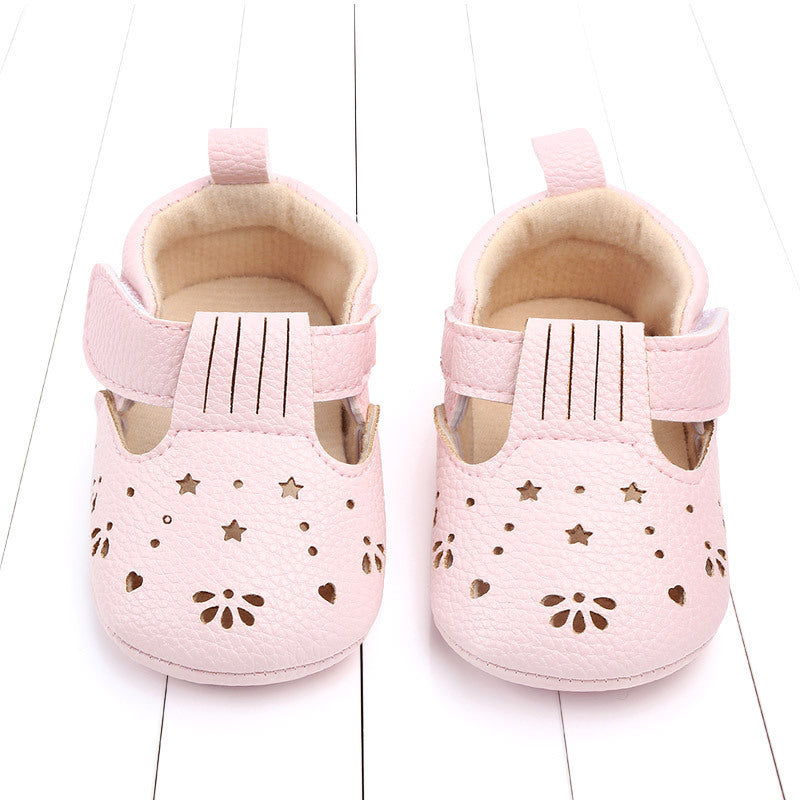 Zapatos antideslizantes con suela semi de goma Zapatos para bebés y niños pequeños