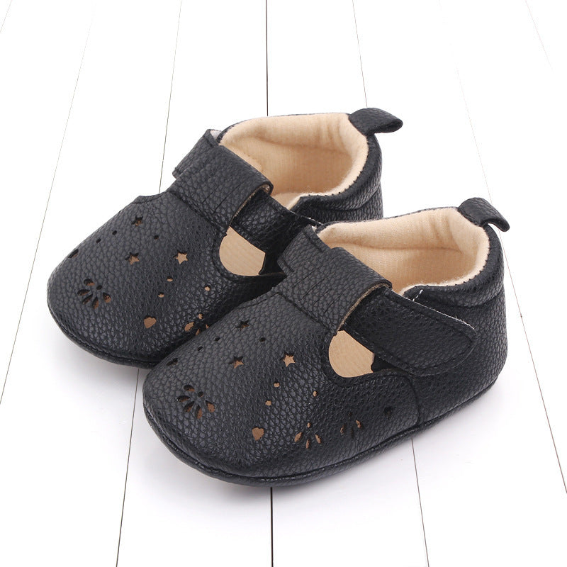 Zapatos antideslizantes con suela semi de goma Zapatos para bebés y niños pequeños