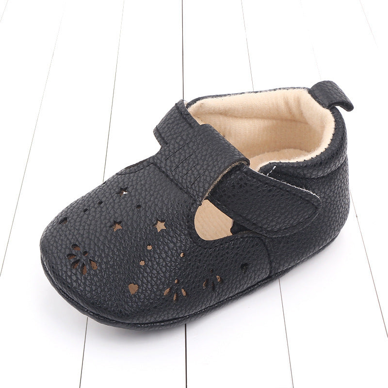 Zapatos antideslizantes con suela semi de goma Zapatos para bebés y niños pequeños