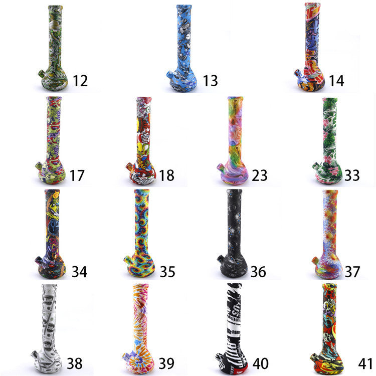 Pipe en silicone ensemble de tabac créatif cigarette colorée
