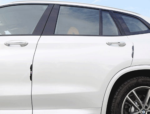 18-21 Nuevas tiras anticolisión para automóvil X3X4X5, tiras anticolisión de fibra de carbono modificadas para automóvil, pegatinas antiarañazos decoradas con una gota
