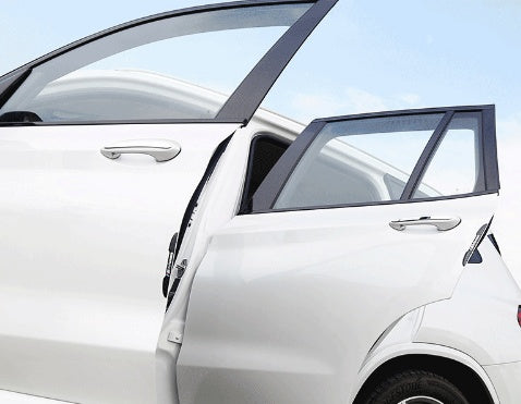 18-21 Nuevas tiras anticolisión para automóvil X3X4X5, tiras anticolisión de fibra de carbono modificadas para automóvil, pegatinas antiarañazos decoradas con una gota