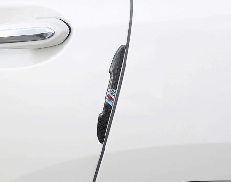 18-21 Nuevas tiras anticolisión para automóvil X3X4X5, tiras anticolisión de fibra de carbono modificadas para automóvil, pegatinas antiarañazos decoradas con una gota
