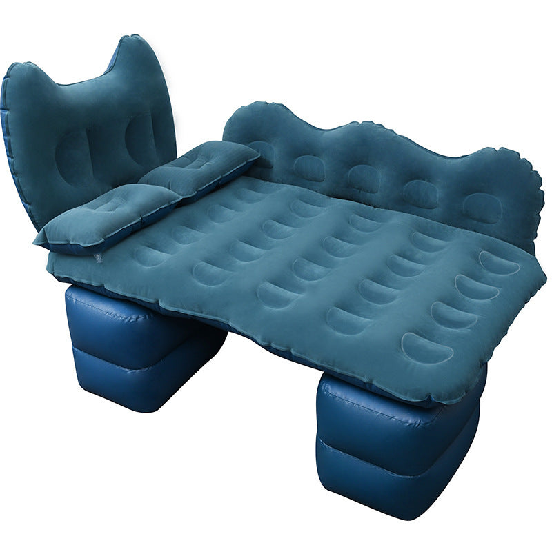 Lit de voyage pour voiture Suv, adapté au dessin animé pliable dans la voiture, coussin gonflable, lit gonflable pour voiture