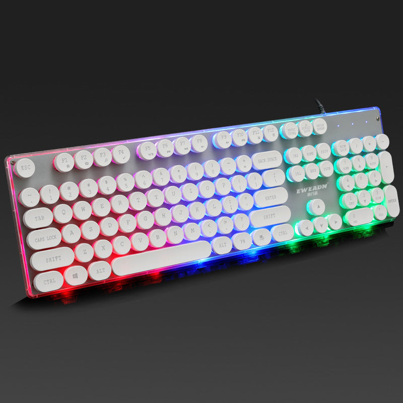 Forerunner Gx60 Punk manipulateur sensation brillant rétro ordinateur de jeu Usb filaire poulet clavier en gros