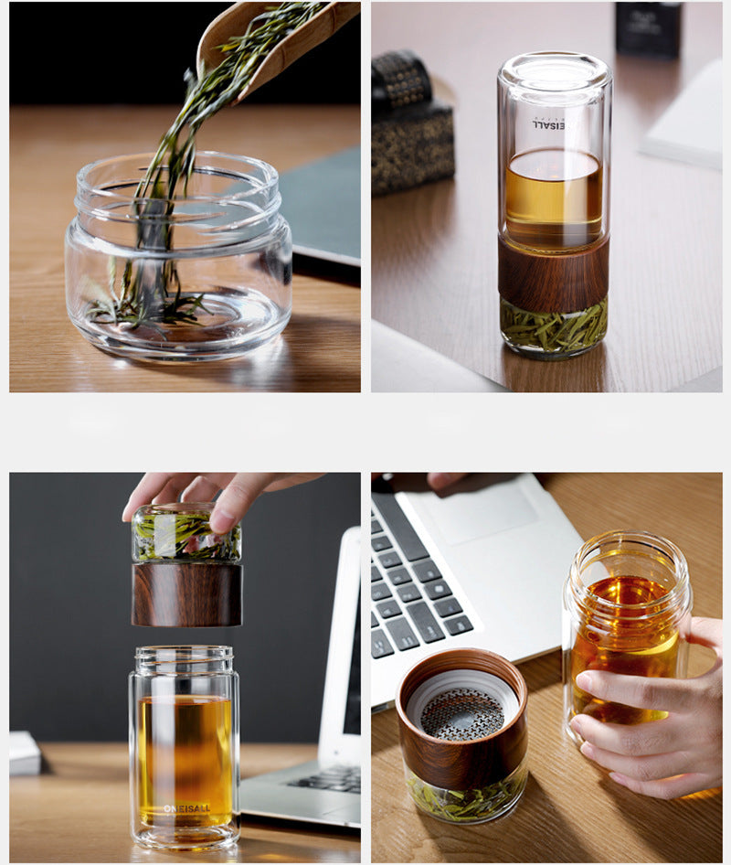 Tasse à thé séparée pour le thé