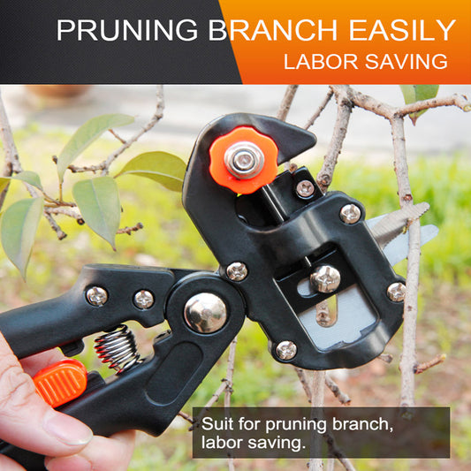 Pince de greffage de semis, ciseaux de jardinage pour vergers, sécateur de greffage, cadeau, 2 lames, hachoir d'élagage d'arbres fruitiers, outils de jardinage