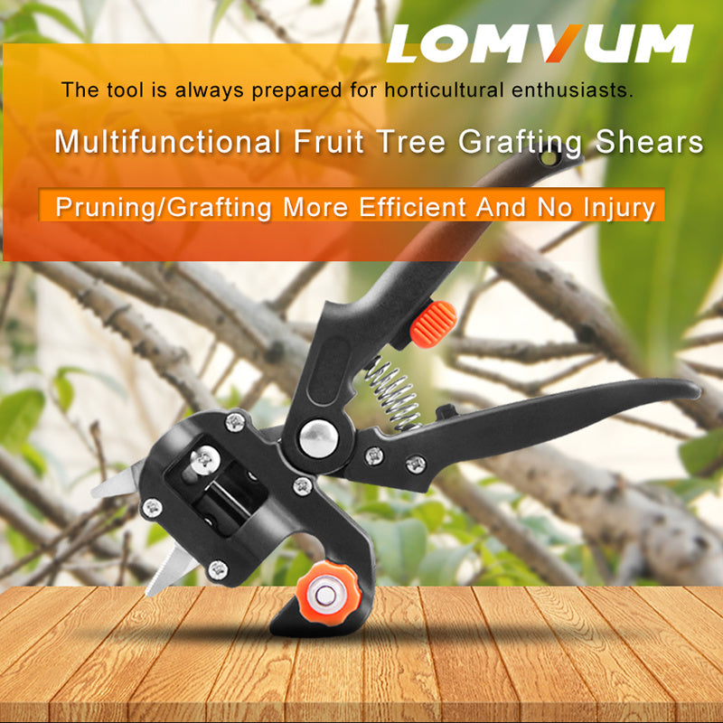 Pince de greffage de semis, ciseaux de jardinage pour vergers, sécateur de greffage, cadeau, 2 lames, hachoir d'élagage d'arbres fruitiers, outils de jardinage